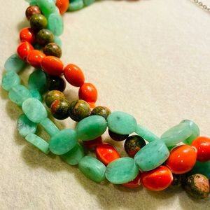 Handmade beaded necklace